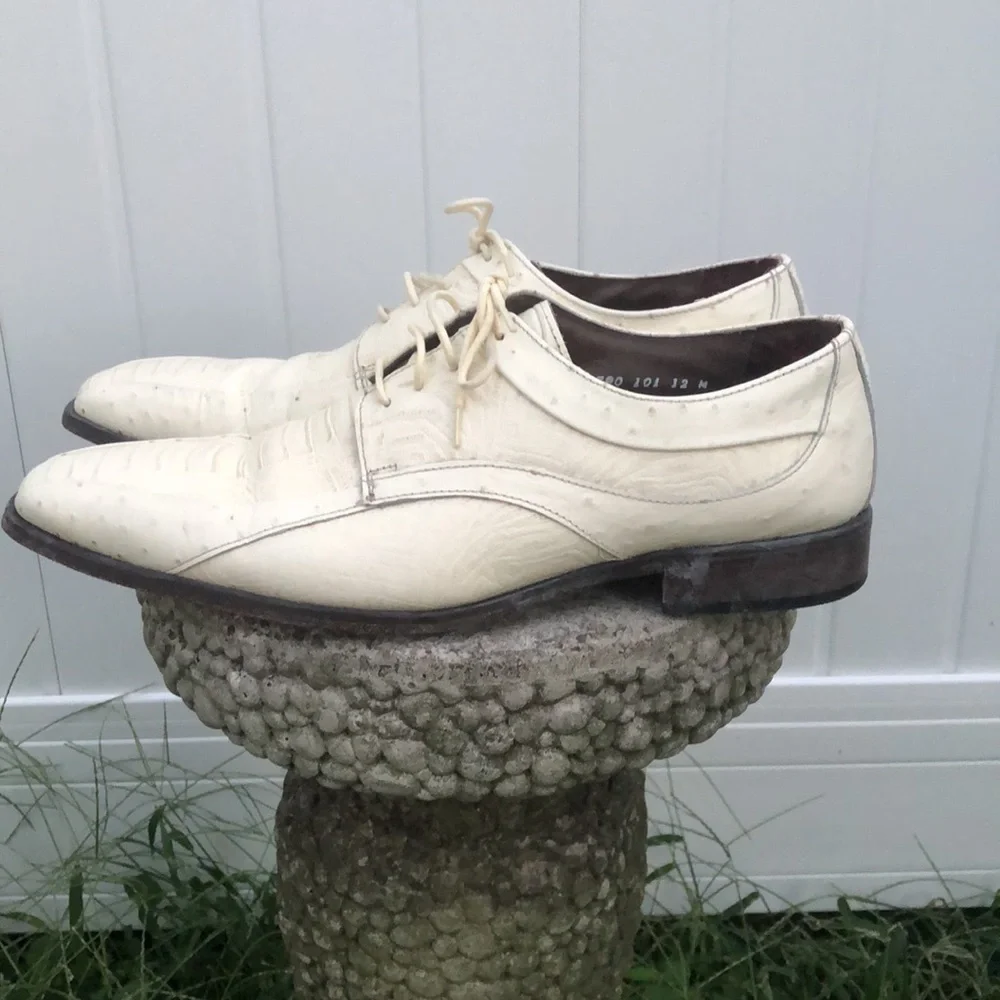 Stacy Adams Men’s Ivory Dress Up Shoes Size : 12M - Picture 8 of 13